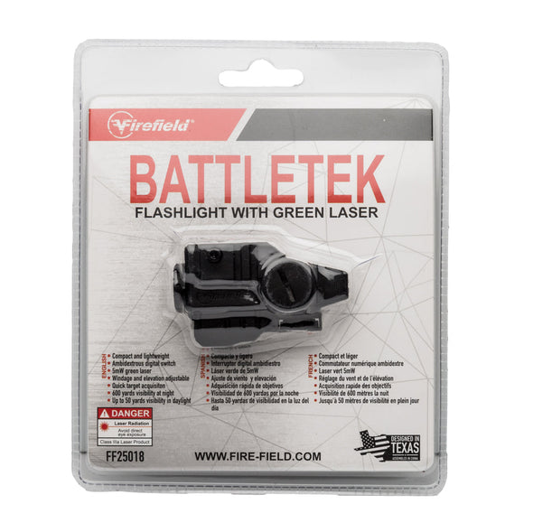 Firefield BattleTek Weapon light with green laser